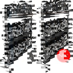 Zeige Details für Kurzhantelablage 3-stufig in verschiedenen Breiten lieferbar Bild von Kurzhantelablage 3-stufig in verschiedenen Breiten lieferbar