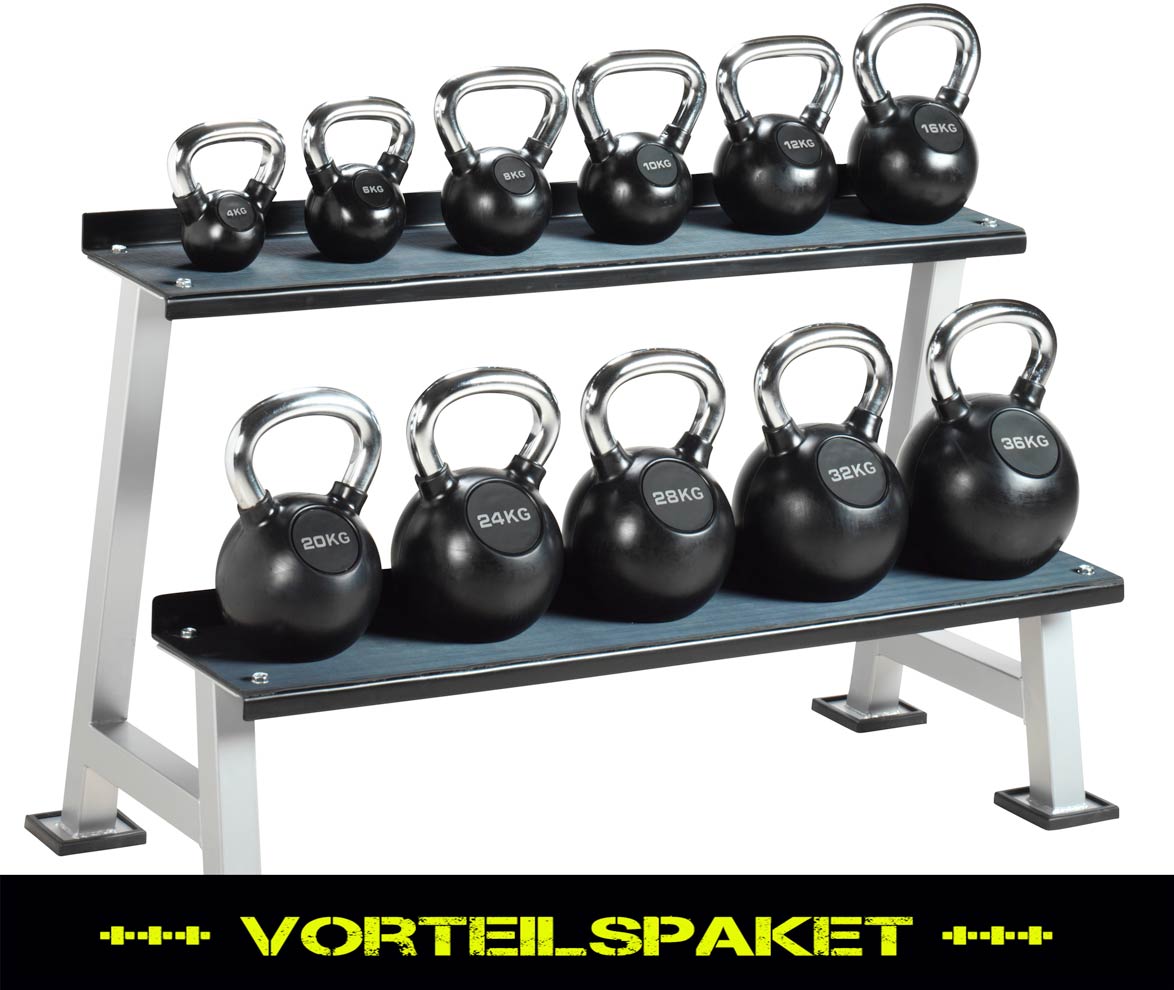 Picture of Black Kettlebell-Set - SPARPAKET