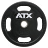 Bild von ATX Logo-Gripper - gummierte Hantelscheibe - 50 mm - Rückläufer
