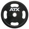 Bild von ATX Logo-Gripper - gummierte Hantelscheibe - 50 mm - Rückläufer