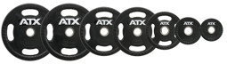 Bild von ATX Logo-Gripper - gummierte Hantelscheibe - 50 mm