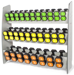 Zeige Details für O’Live Rubber Studio Dumbbells Rack Bild von O’Live Rubber Studio Dumbbells Rack