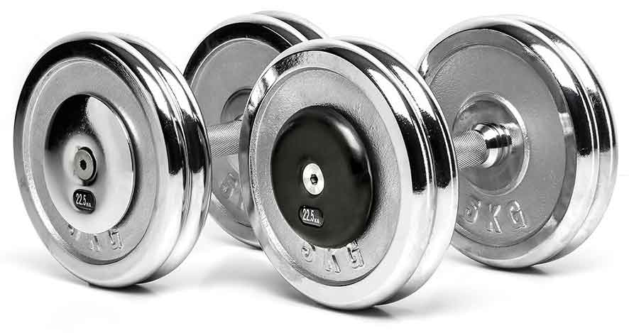 Bild von CHD K-HANTEL CHROM 2 kg Steigung 
