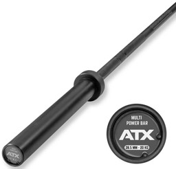 Zeige Details für ATX Cerakote Multi Bar Graphite Black- Langhantelstange in Graphite Black Bild von ATX Cerakote Multi Bar Graphite Black- Langhantelstange in Graphite Black