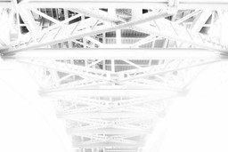 Bild von Brücke 0003 Bild auf Fotoleinwand - 120 x 80 cm - Holzkeilrahmen 