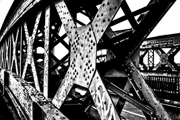 Bild von Brücke 0010 Bild als Galerie Print - 120 x 80 cm 