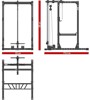 Bild von ATX® Power Rack – Komplettstation- 710 mit Plate Load Latzugstation Höhe 198 cm