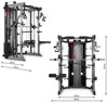 Bild von ATX® Multigym GMX-2000 mit 2 x 90 KG Steckgewichten und Beinpresse