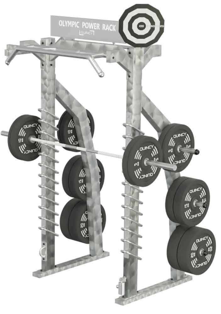 Bild von QUINCY OLYMPIC HALF POWER RACK - OUTDOOR