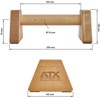 Bild von ATX® Parallettes - Mini Barren- 25 x 10 cm - Buche