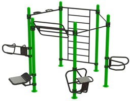 Bild von Outdoor Functional Training Station for up To 10 Users 30-03870- D-0001