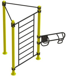 Bild von Outdoor Functional Training Station for up To 4 Users 30-03840-B-0002