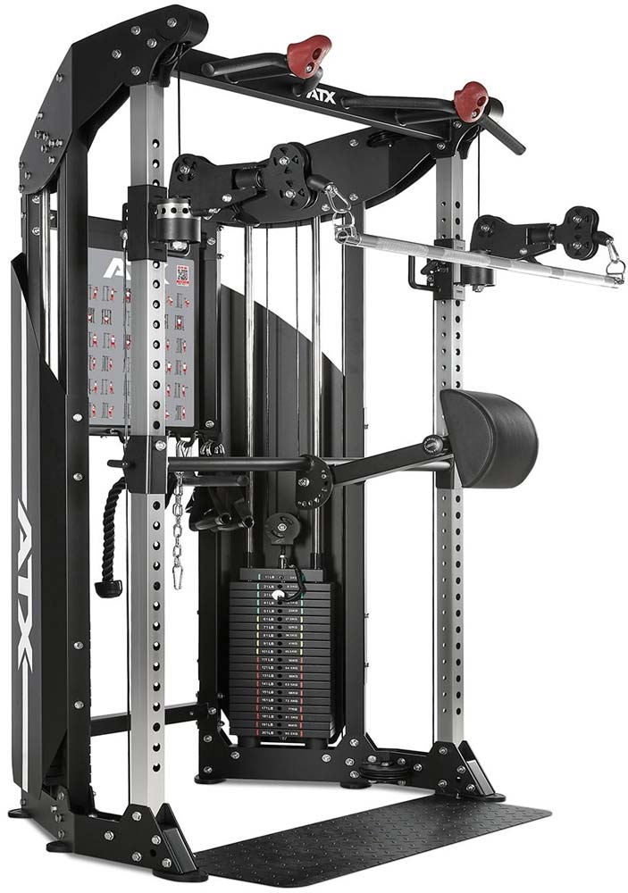 Picture of ATX Dual Pulley Kabelzugstation extra wide mit 2 x 90 kg Steckgewichten und Zubehör