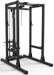 Bild von ATX Power Rack 750-SET-140 mit Plate Load Latzug und Indexing Multi Chin-up