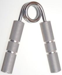 Zeige Details für Robert Baraban Aluminium-Handgripper mit Chromfeder  Bild von Robert Baraban Aluminium-Handgripper mit Chromfeder