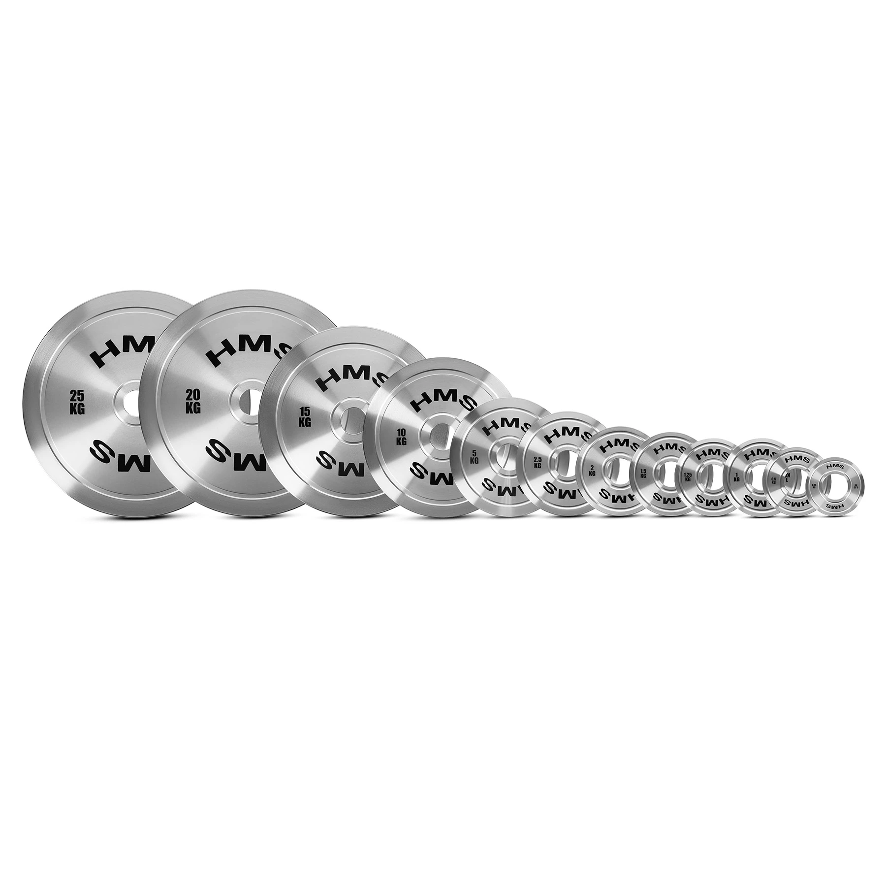 Calibrated Steel Plates 0,25 - 25 kg - HMS